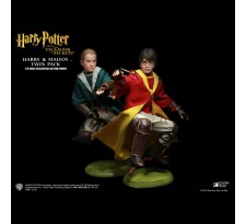 Harry Potter My Favourite Movie Action Figure 2-Pack Potter and Malfoy Quidditch Version 26 cm